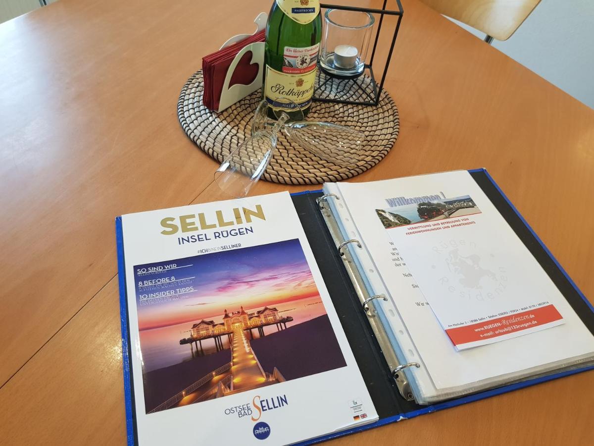 " Residenz Seeblick" Studio 27 Mit Seitlichem Ostseeblick Sellin  Zewnętrze zdjęcie