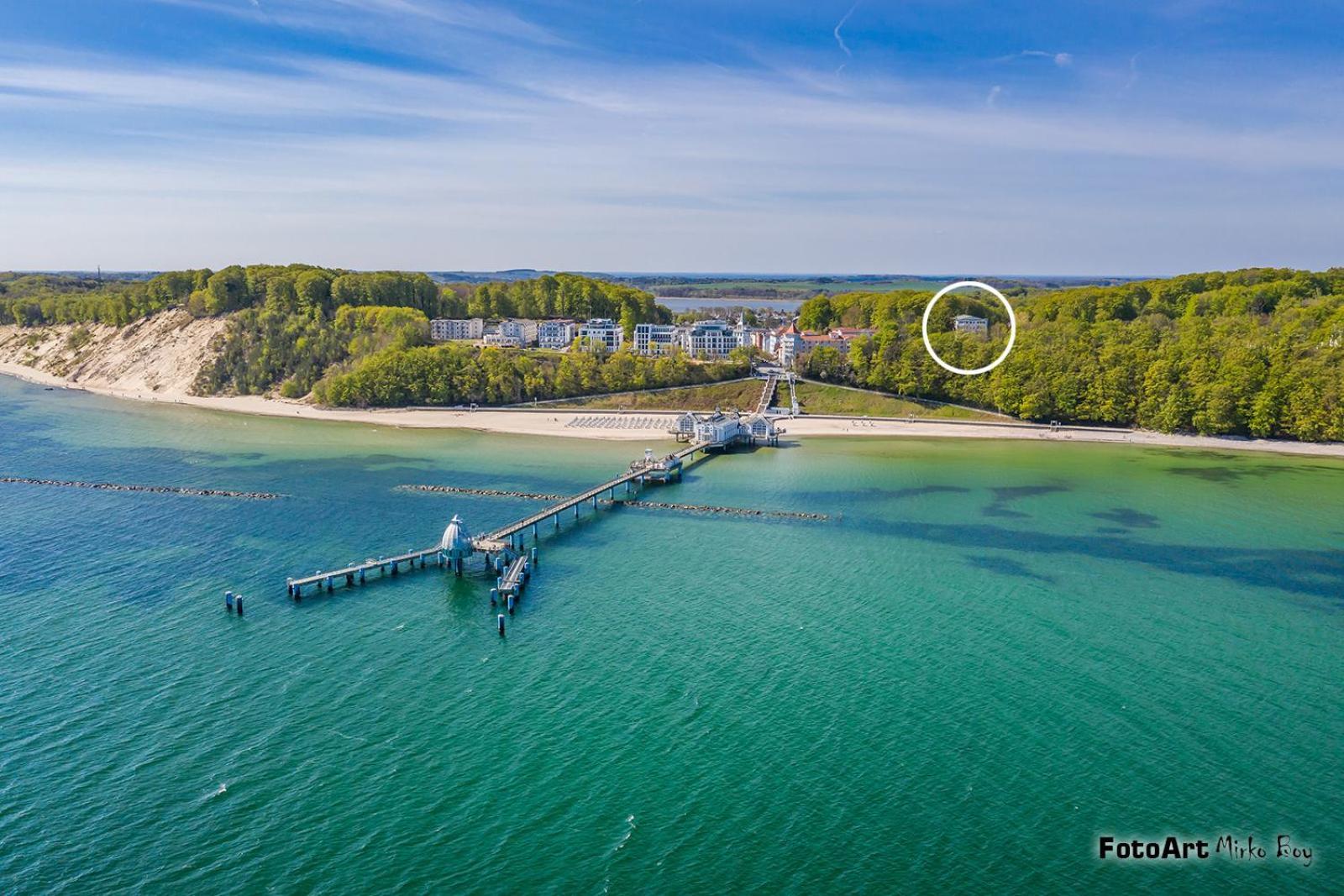 " Residenz Seeblick" Studio 27 Mit Seitlichem Ostseeblick Sellin  Zewnętrze zdjęcie